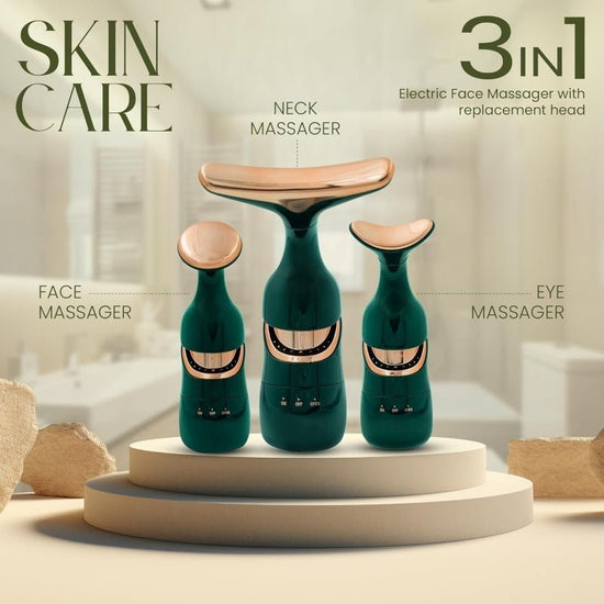 3in1 Face and Neck Massager Lifting Anti aging mask - Prozone