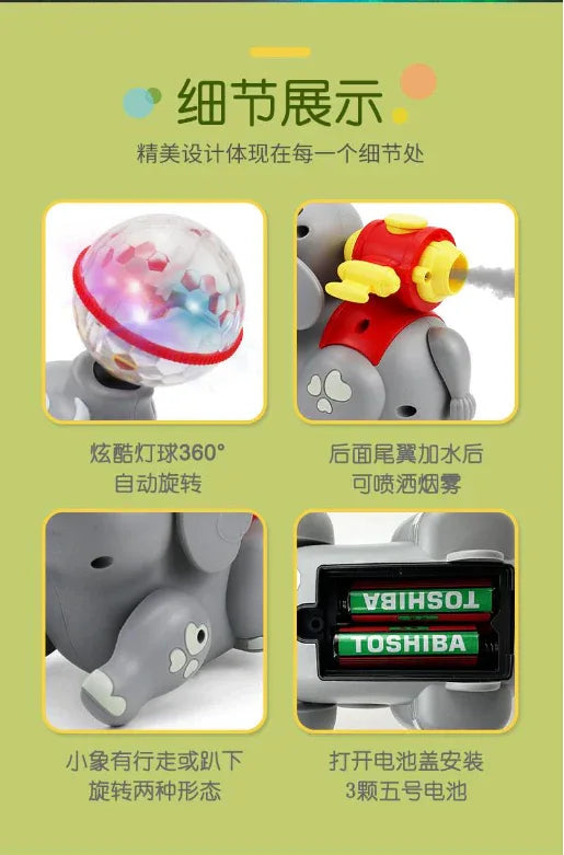 Electric Crawling Spray camel With Light and Sound - Prozone