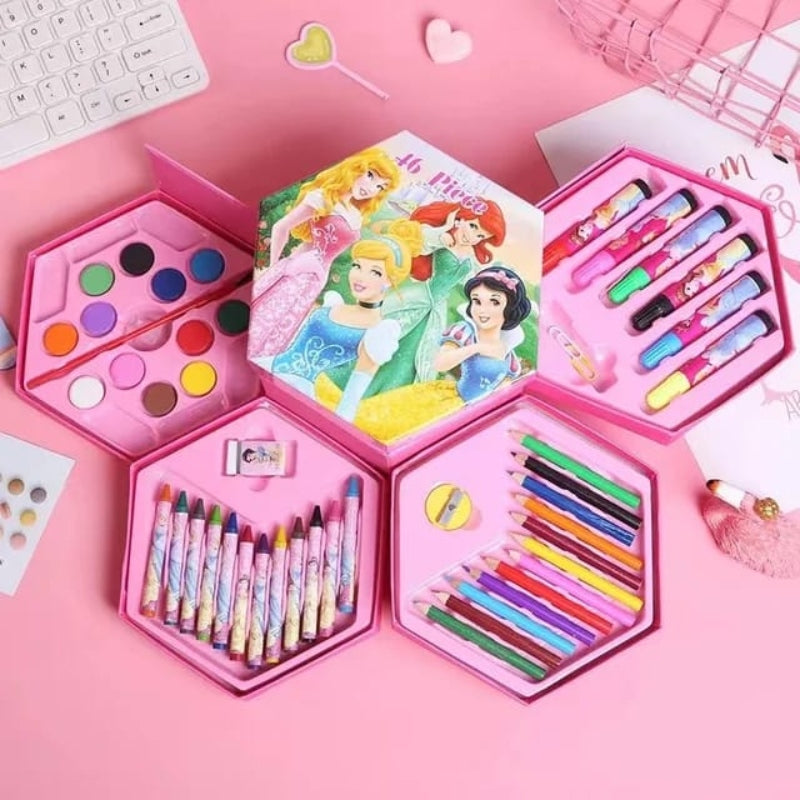 46 Pcs Set of Painting Pencil Water Colored Marker Pen - Prozone