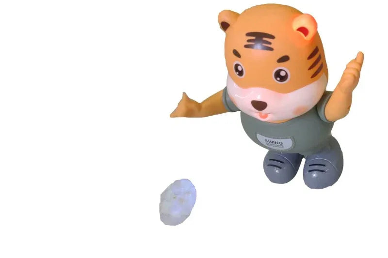 Battery operated dancing tiger with light sounds. - Prozone