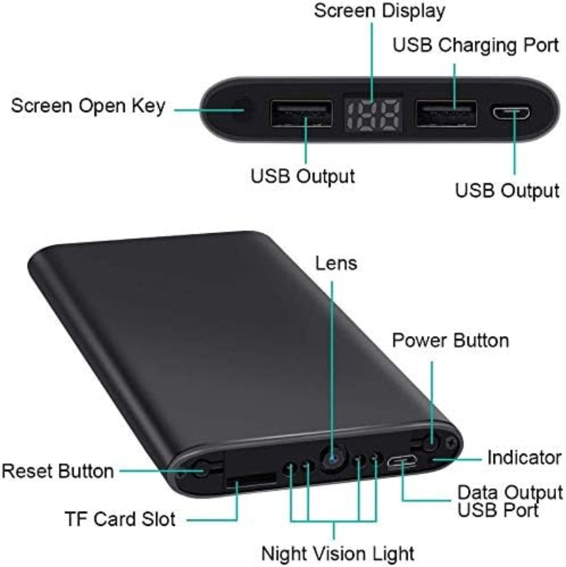 4k hd power bank invisible camera - Prozone