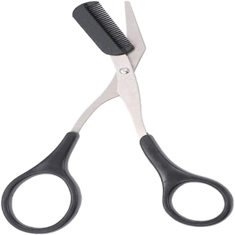 1pc Eyebrow Trimming Comb Scissor - Prozone