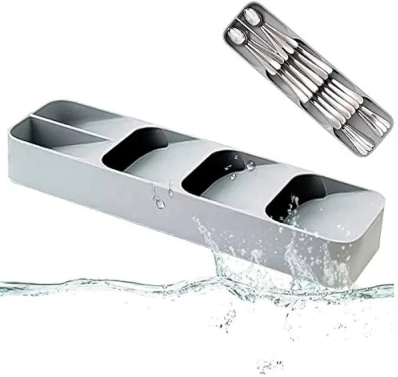 Drawer cutlery organizer tray kitchen storage spoon cutlery box - Prozone