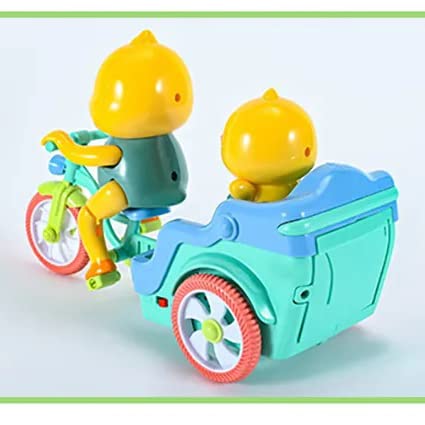Battery Operated Funny Duck Auto Rickshaw Tricycle Toy - Prozone