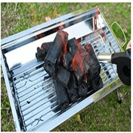 Hand crank powered bbq air blower fan - Prozone