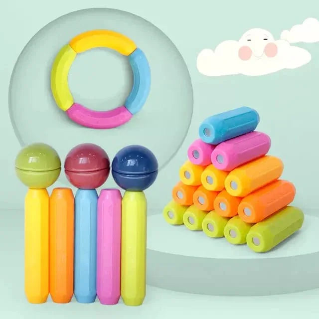 26 pcs magnetic rod's blocks. - Prozone