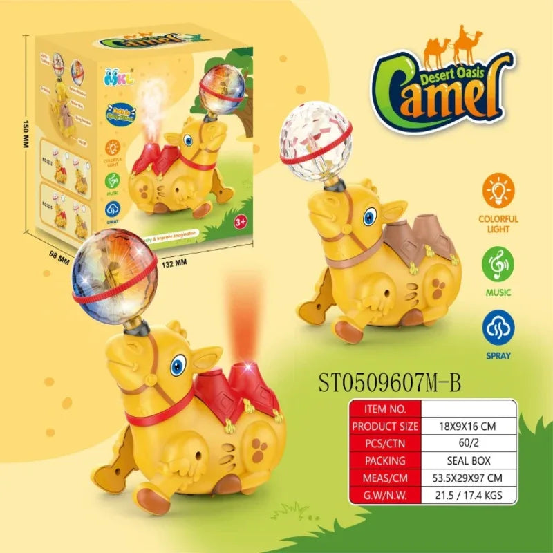 Electric Crawling Spray camel With Light and Sound - Prozone
