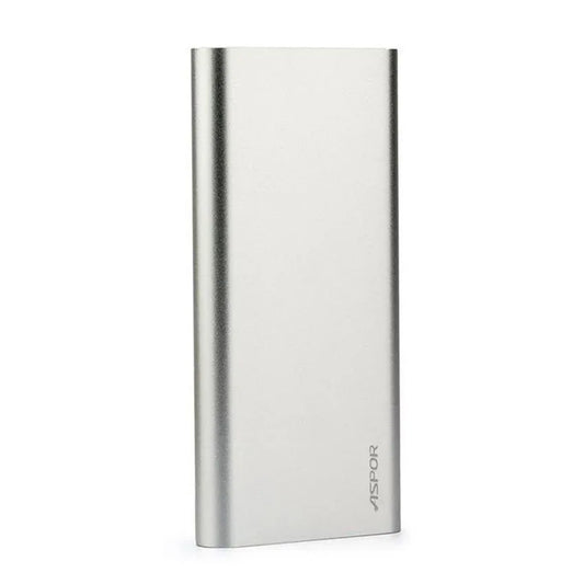 Aspor air series ultrathin 10000mah power bank a383 - silver - Prozone