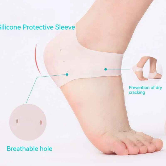 Silicone Gel Heel Pad Socks for Pain Relief and anti crack - Prozone