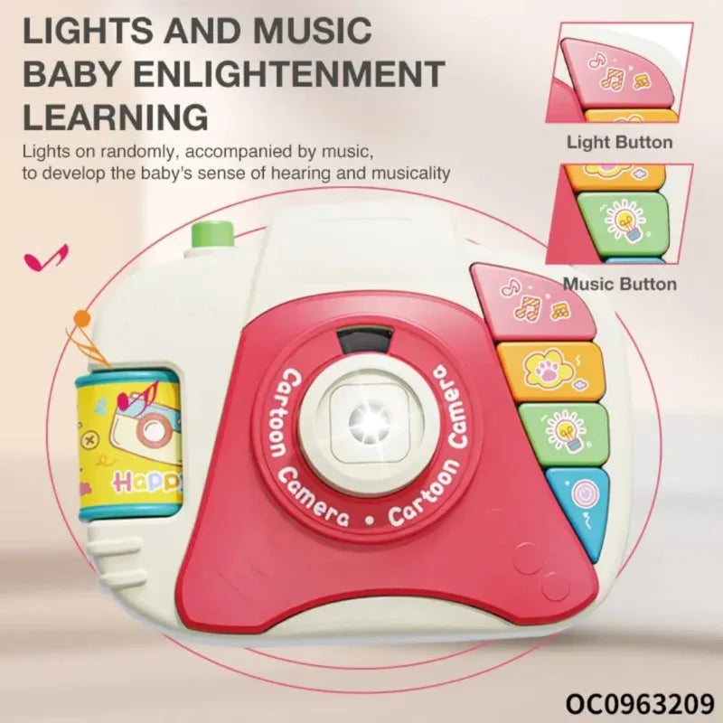 battery operated camera with piano light sound - Prozone