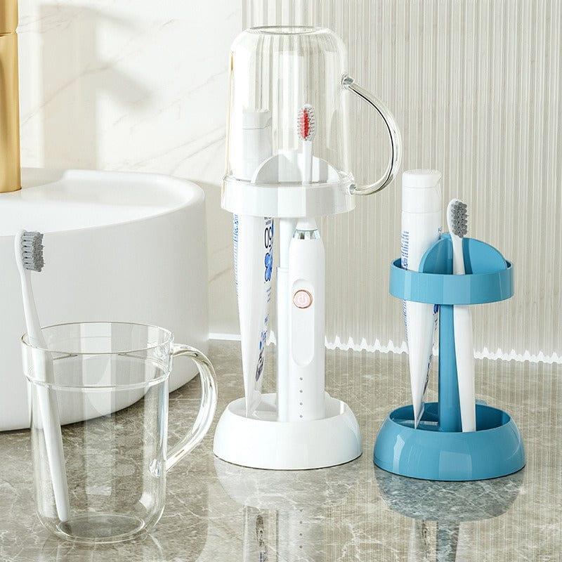 Creative Toothbrush Holder With Mouthwash Cup - Prozone