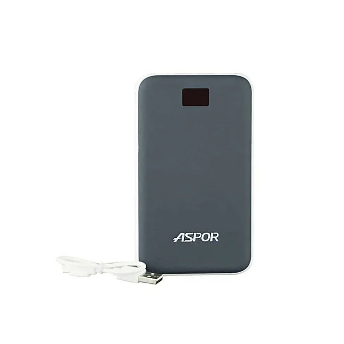 Aspor intelligent output 12000mah power bank a386 - black - Prozone