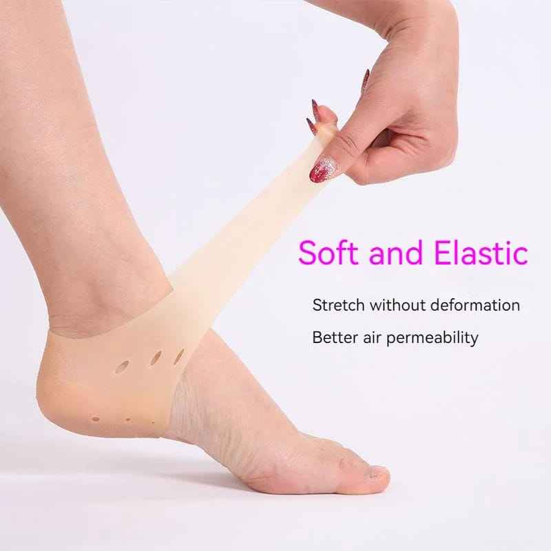 Silicone Gel Heel Pad Socks for Pain Relief and anti crack - Prozone