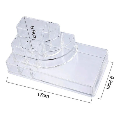 Corner acrylic multi compartment makeup organizer - Prozone