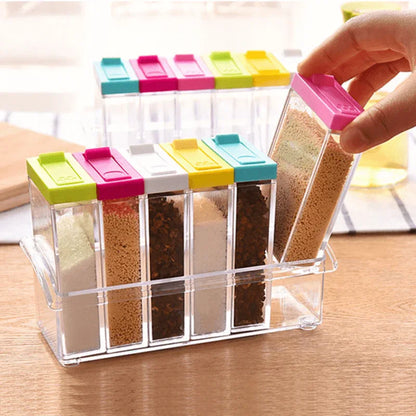 6 pcs/set kitchen spice jar - Prozone