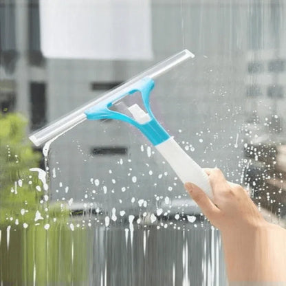 Shower squeegee mirror & window cleaning wiper pack of 2 - Prozone