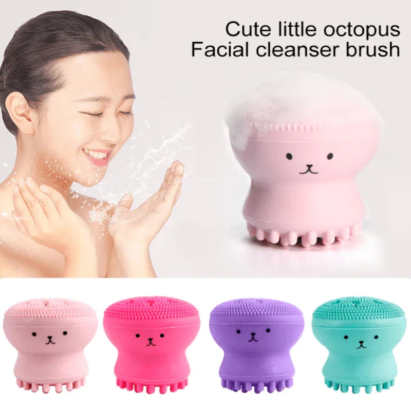 Silicone facial cleansing octopus massage brush - Prozone