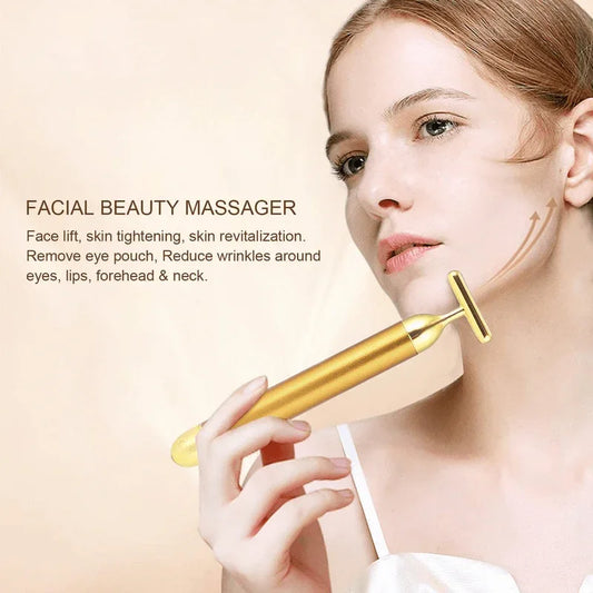 Rechargeable derma roller beauty massager - Prozone