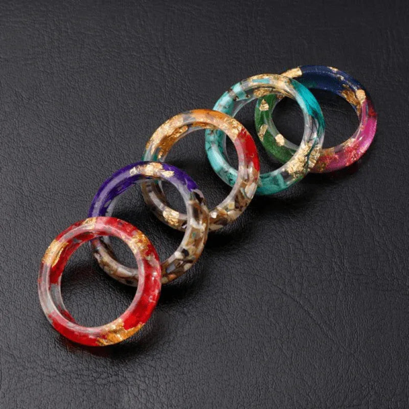 Dried flower resin ring - Prozone
