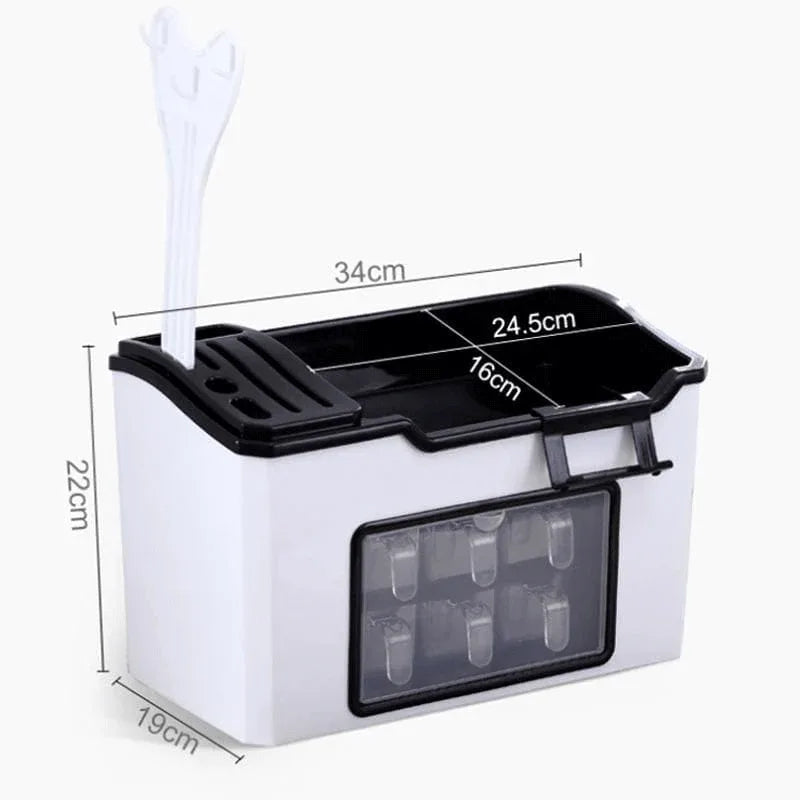 Multi-function kitchen rack condiment storage box - Prozone