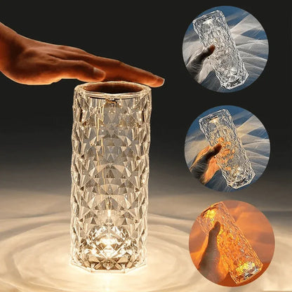 Diamond crystal table lamp - Prozone