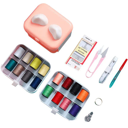 Portable sewing kit with multilayer storage box - Prozone