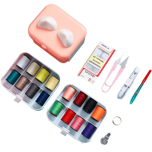 Portable sewing kit with multilayer storage box - Prozone