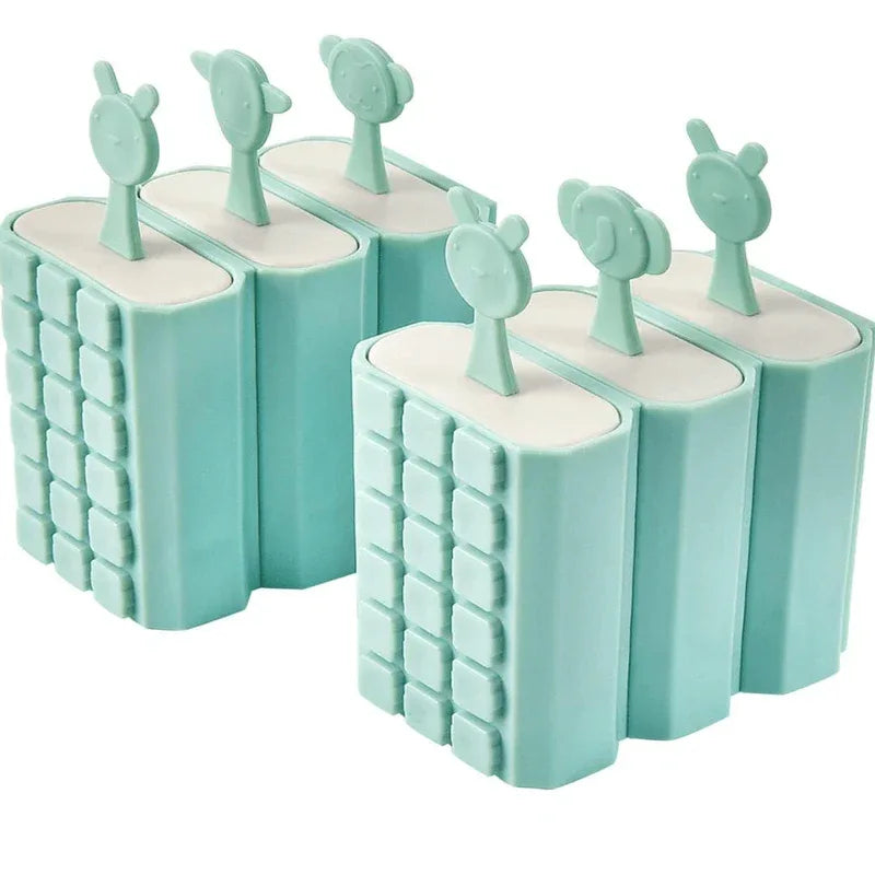 Sets of 6 durable ice pop molds - Prozone