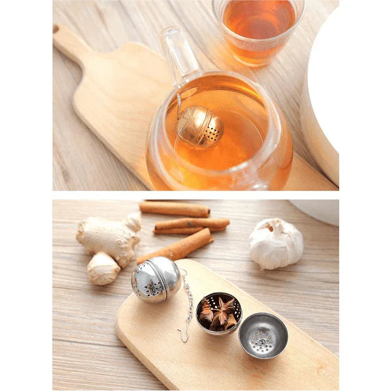 Pack-of-2 stainless steel tea ball infuser - Prozone