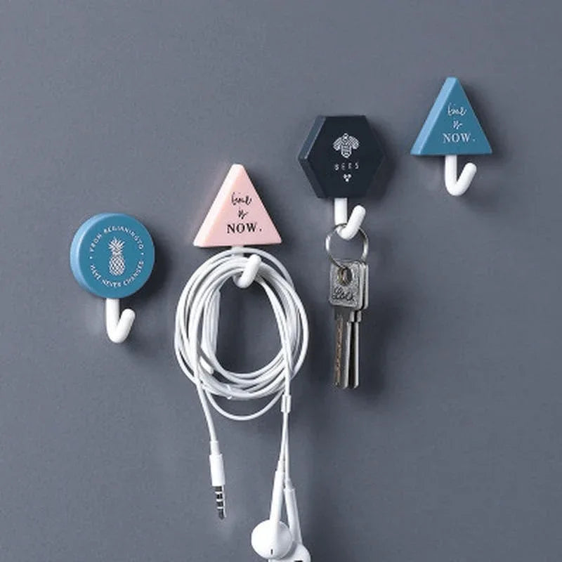 3pcs creative wall door hooks clothes towel key hanger - Prozone