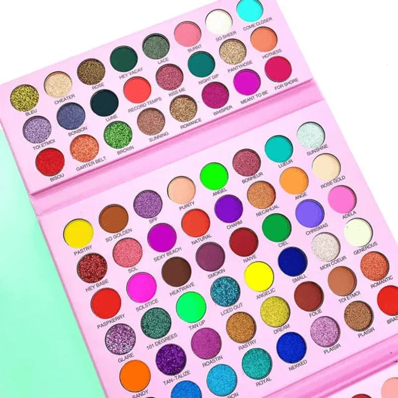 Butterfly pattern 99-color pearly eyeshadow palette - Prozone