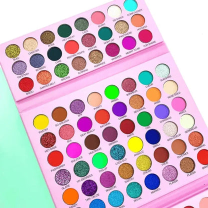 Butterfly pattern 99-color pearly eyeshadow palette - Prozone