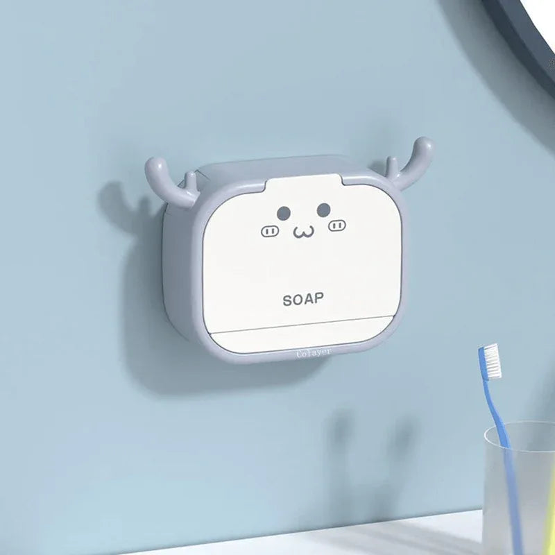 Flip-top cartoon antler soap box - Prozone
