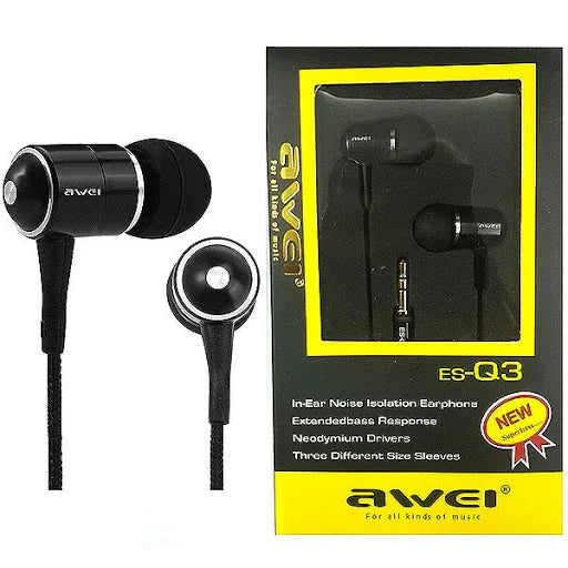Awei es-11i 96db with mic earphones - Prozone