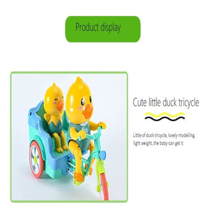Battery Operated Funny Duck Auto Rickshaw Tricycle Toy - Prozone