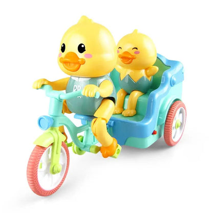 Battery Operated Funny Duck Auto Rickshaw Tricycle Toy - Prozone