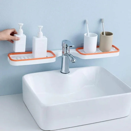 Rotatable bathroom corner rack wall mounted - Prozone