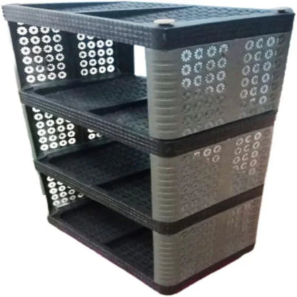 3 Shelf Plastic Standing Rack Shelf - Prozone