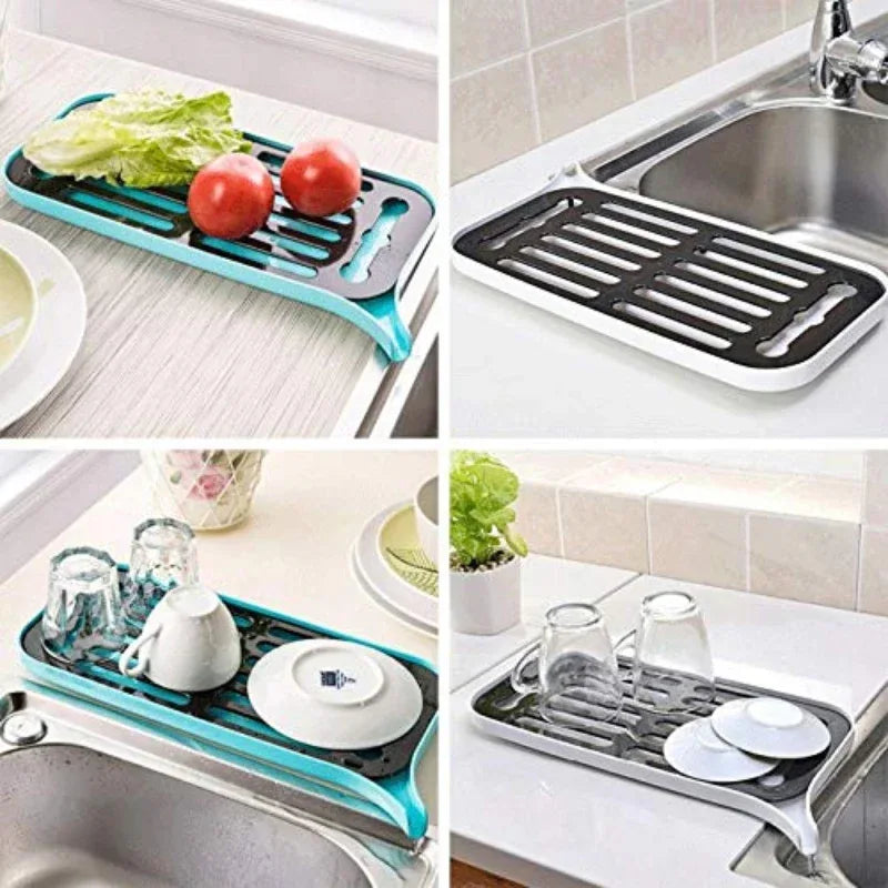 Kitchen organizer drain double layer dish rack - Prozone