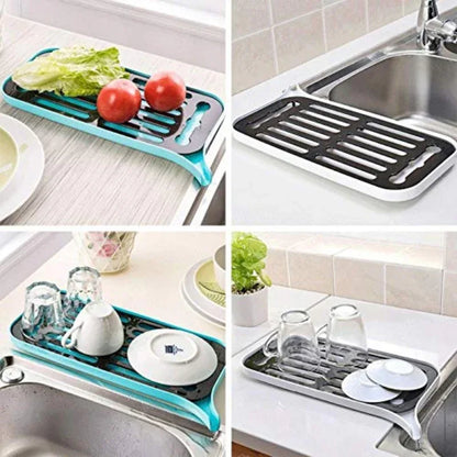 Kitchen organizer drain double layer dish rack - Prozone