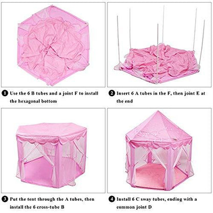 Baby castle tent house big - Prozone