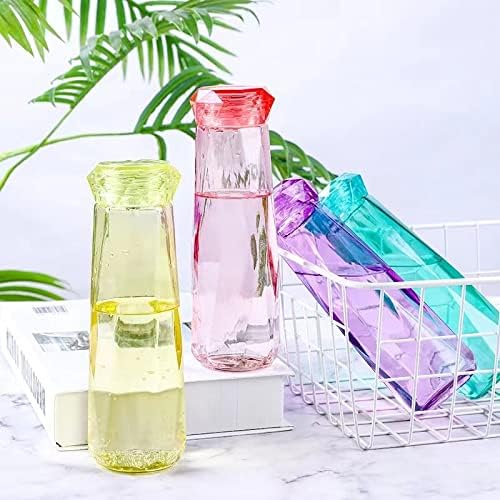 Crystal glass water bottle and plastic lid with box - Prozone