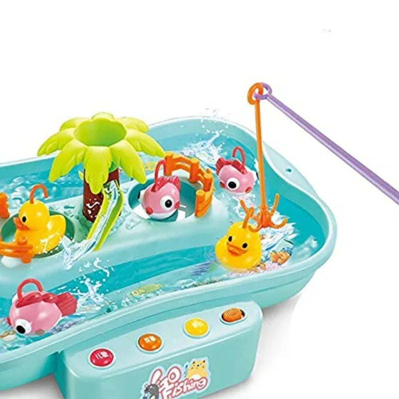 Battery operated go fishing game with water option - Prozone