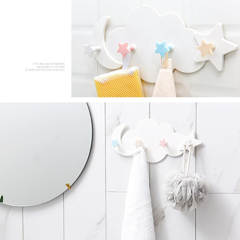 Self Adhesive Star Cloud Wall Hook - Prozone
