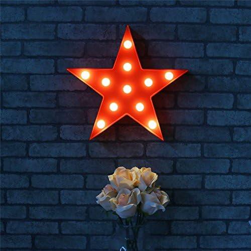 Marquee Light Star Shaped LED plastic Sign Lighted - Prozone