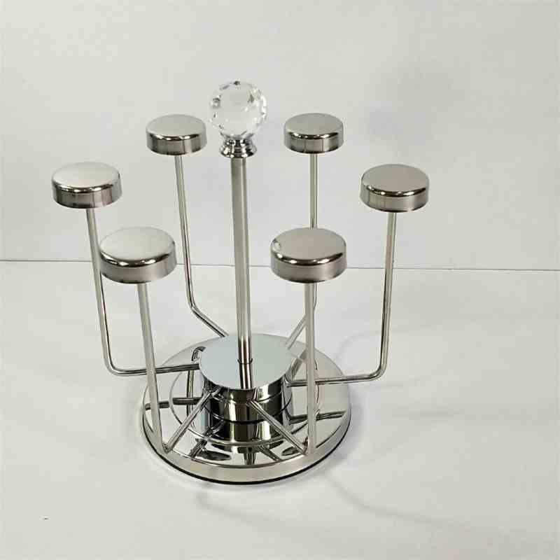 Glass Holder Rack Stainless Steel 6 Cups - Prozone