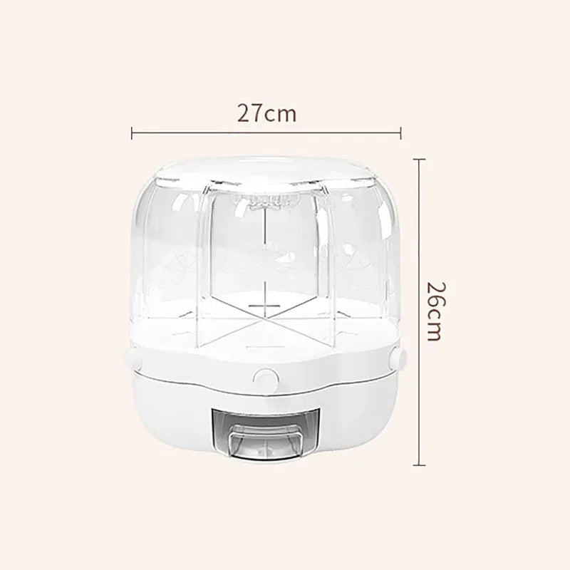 10Kg Rotating Flower Shape cereal dispenser - Prozone