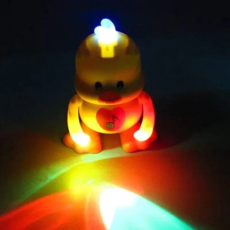 Battery operated dancing duck with light sounds. - Prozone