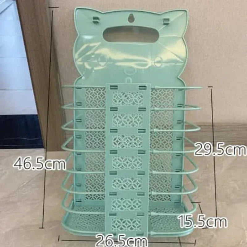 Foldable bathroom laundry basket wall mounted - Prozone