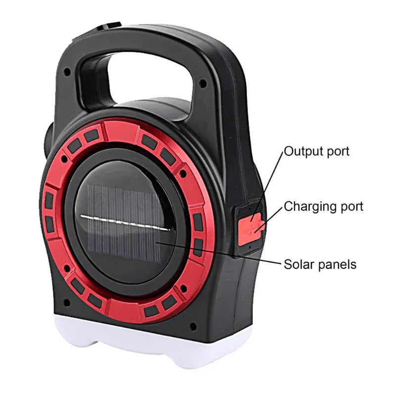 Hb-6678c 20w ergonomic multi-functional portable solar lamp - Prozone